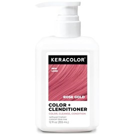 Keracolor - Acondicionador Color Plus, oro rosa, 12 onzas