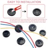 TA-VIGOR 8Pcs Round Rubber Grommets, 32mm Double-Sided Rubber Hole Plug