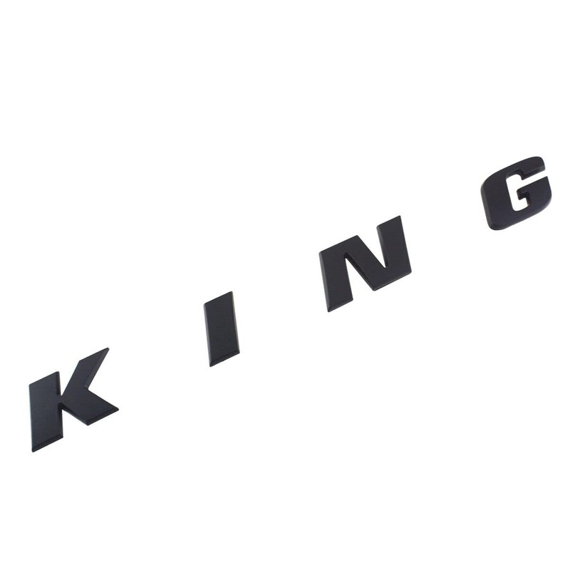 2pack King Ranch Emblems Side Fender Letter Kingranch Sticker Badge
