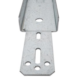 Garage Door Operator Bracket Stability with 18-Inch Reinforcement Bracket | Galvanized Steel Top Strut Application | Bracket Replacement for Garage Door Repair