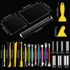24 Pieces Clay DIY Tool Set, Acrylic Clay Roller, Acrylic