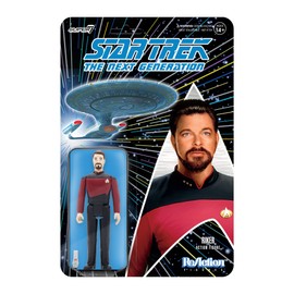 Star Trek Next GEN W2 Commander Riker Reaction FIG