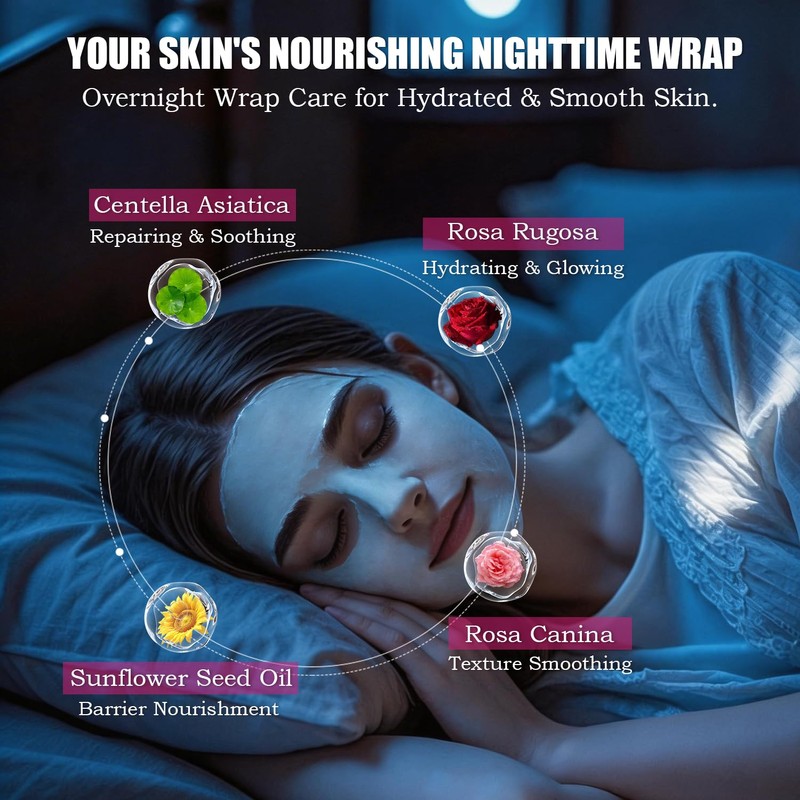 PDRN Collagen Wrapping Mask Overnight Anti-Aging Peel Off Glow Mask
