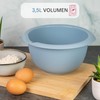 Westmark Mixing/Baking Bowl 3.5 L with Spout Plastic Blue 3154227B