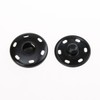 COTOWIN Sew-On Snaps,Black Press Buttons,Pack of 10,25mm
