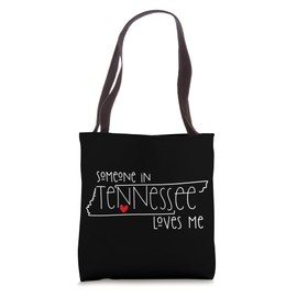 Someone In Tennessee Loves Me Funny Valentine's Day Tote Bag