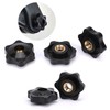 Mozeat Lens 10 Pack 6 Star Knobs 1/4 Inch 20