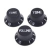 Alnicov Guitar Control Knobs 1 Volumn 2 Tone Fits Metric