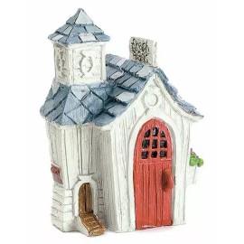 Georgetown Home & Garden Farm House Chicken Coop, 3" Farmer's Hen House, Fairy Garden Accessory
