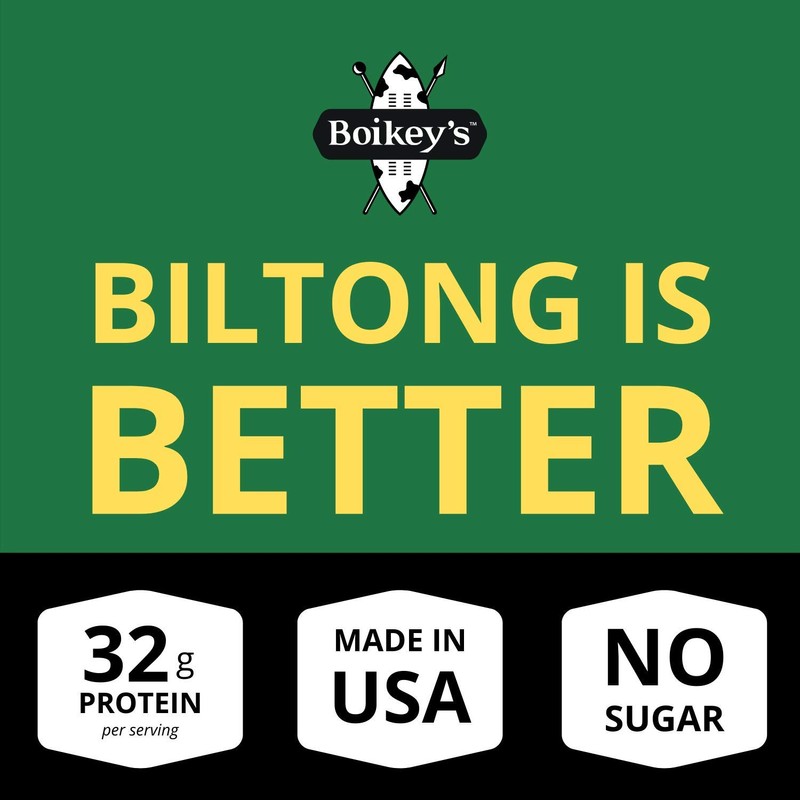 Boikeys Biltong South African Style Beef Jerky - Chili Flavor
