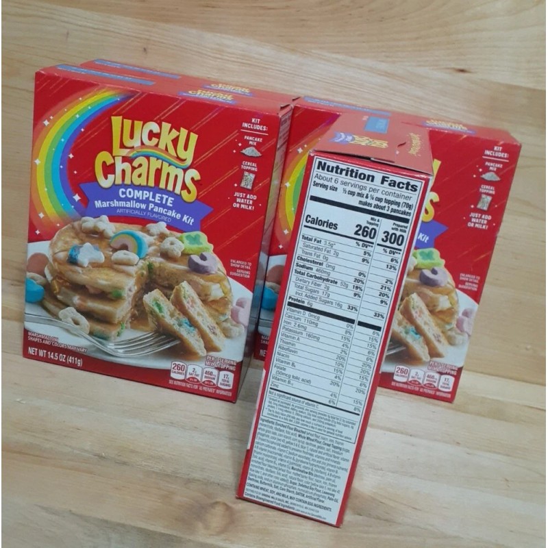 Betty Crocker 4 BOXES: Betty Crocker Lucky Charms Marshmallow Pancake