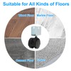 PATIKIL 2" Swivel Caster with 1" U Bracket, 4 Pack