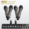 Professional UHF Handheld Microphone System Wireless Mic Karaoke W/ USB