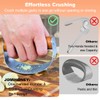 Garlic Press Rocker Stainless Steel Ginger Crusher, Garlic Mincer and