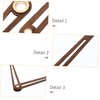 Mipcase 5 Sets Wooden Clock Hands Replacement Kit for DIY