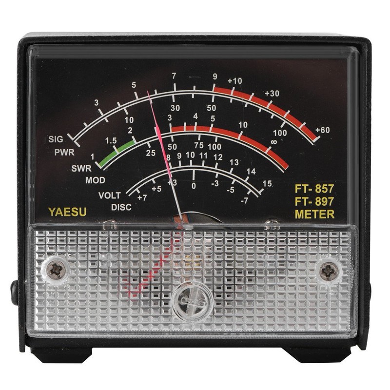 Zerone External S-Meter for FT-857/FT-897 Radios, Zerone2k69extrib Black