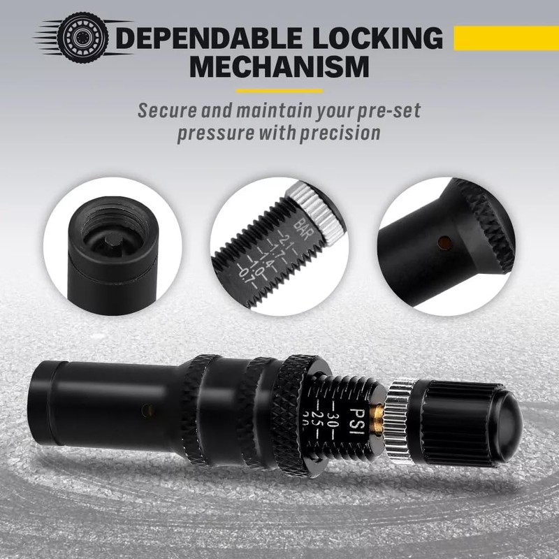 HORUSDY Automatic Tire Deflator Kit 10-30 PSI, Offroad Tyre Pressure