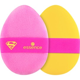 essence double-sided powder puff, Make-up Schwämmchen, vegan, Nanopartikel frei, 3er Pack (3x1pcs)