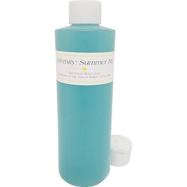 Eternity: Summer - Type For Men Scented Body Oil Fragrance [Flip Cap - Light Blue - 8 oz.] - ID#33096