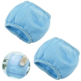 GXGM 2 Stück Netzabdeckungen für Mspa 90-Filter, zerknittertes Filterschutznetz für Mspa-Whirlpoolfilter.（Blau）