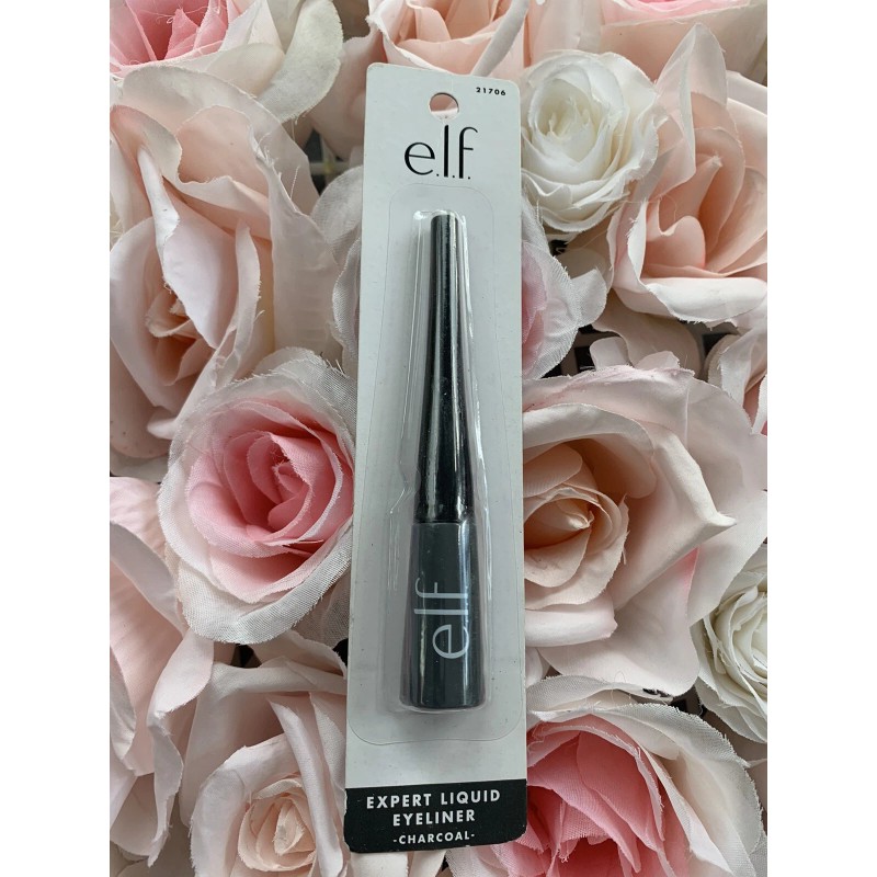 ELF NEW e.l.f. Expert Liquid Eyeliner CHARCOAL 0.14 fl oz