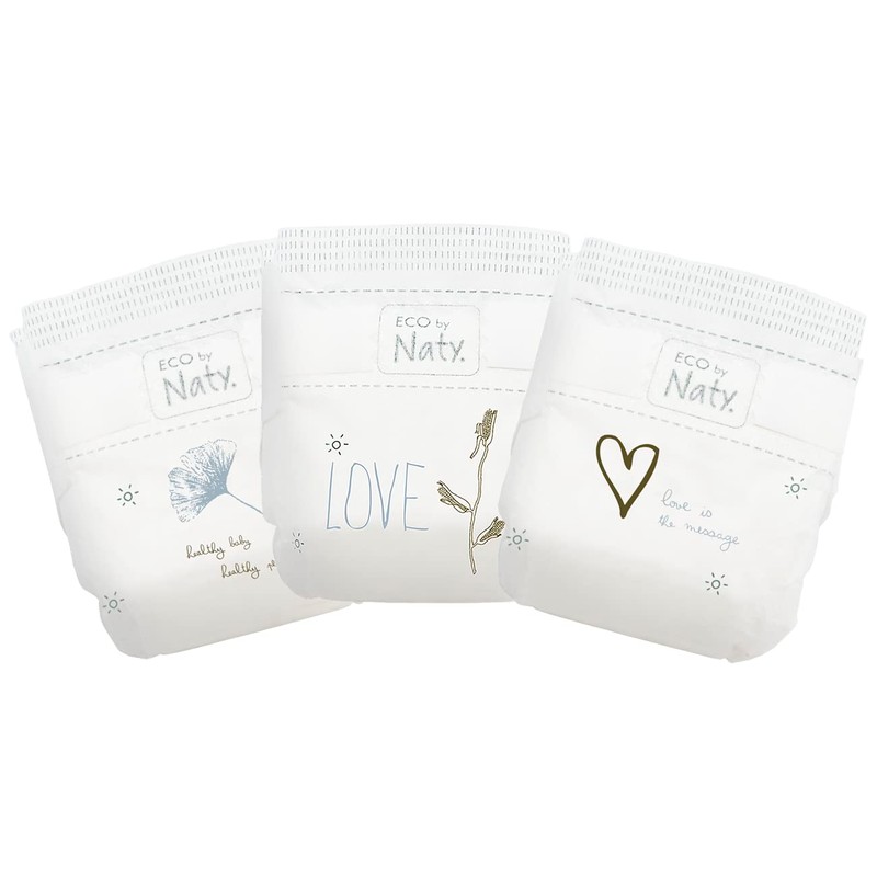 Premium Organic Nappies Eco Nappies Size 2 Pack of 33