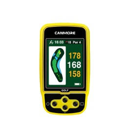 CANMORE HG500 Golf GPS - Extra Large Easy-to-Read Color Display, preloaded 41,000 Course map Worldwide Shape of The Green and The Fairway(Yellow)