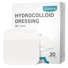 Dimora 20 Pack Hydrocolloid Wound Dressing, Ultra Thin 4" x