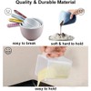 Plastic Measuring Jugs, Multi Function Measuring Jugs Set Heat-Resistant Clear