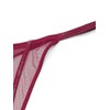 Victoria's Secret Sheer Shine Thong Panty Color Red New (US,