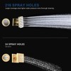 LOCALAND Solid Brass Shower Body Spray Jets, Square Body Jets