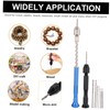 COHEALI 2 Sets Drill Bits for Jewelry Making Resin Drill