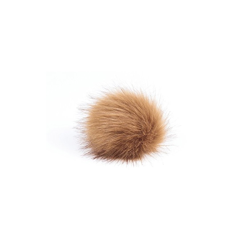 Gründl Deluxe Fur Pompom 12 cm Colour 32 Camel
