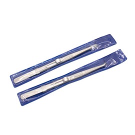 LABRIMP 2pcs Steel Tweezers Jewelry Repair DIY Multifunctional Pointed Precision Tools for Eyelash Application Manicure and Crafting Non-Slip Design Durable