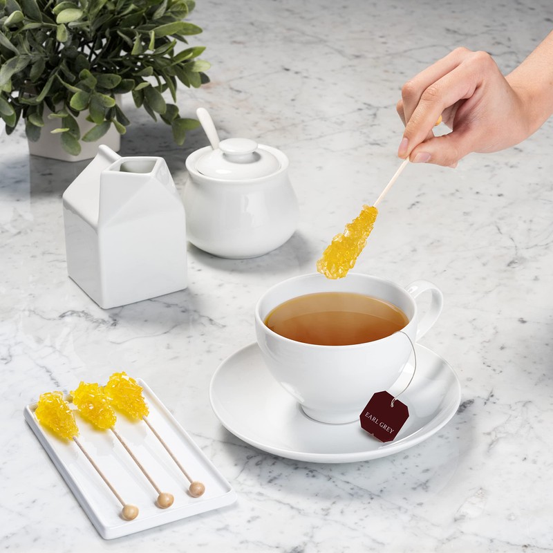 Candy Envy - 18 ct Yellow Cafe Sugar Sticks Rock