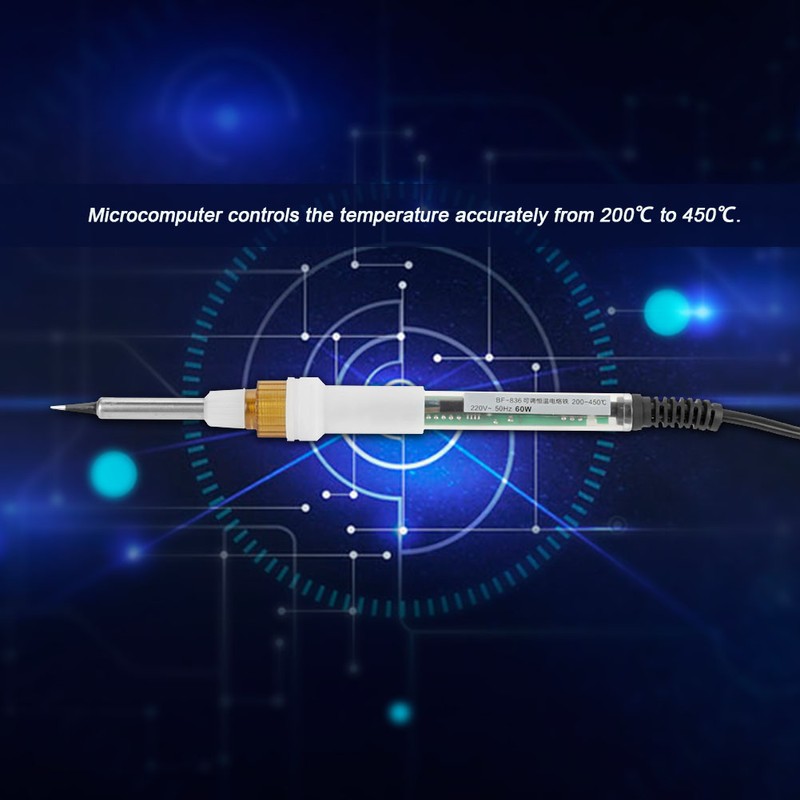 BF-836 60W Adjustable Temperature Electric Soldering Iron 200-450℃