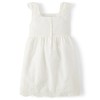 Gymboree,and Toddler Sleeveless Dresses,Simply White,7