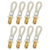 sourcing map 8 Pcs Tea Towel Clips with Cotton Loop