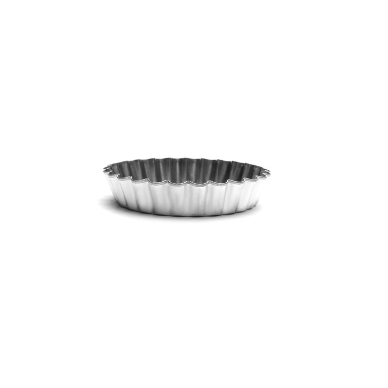 Fox Run Tartlet/Quiche Pan with Removable Bottom, Tin-Plated Steel, 4-Inch