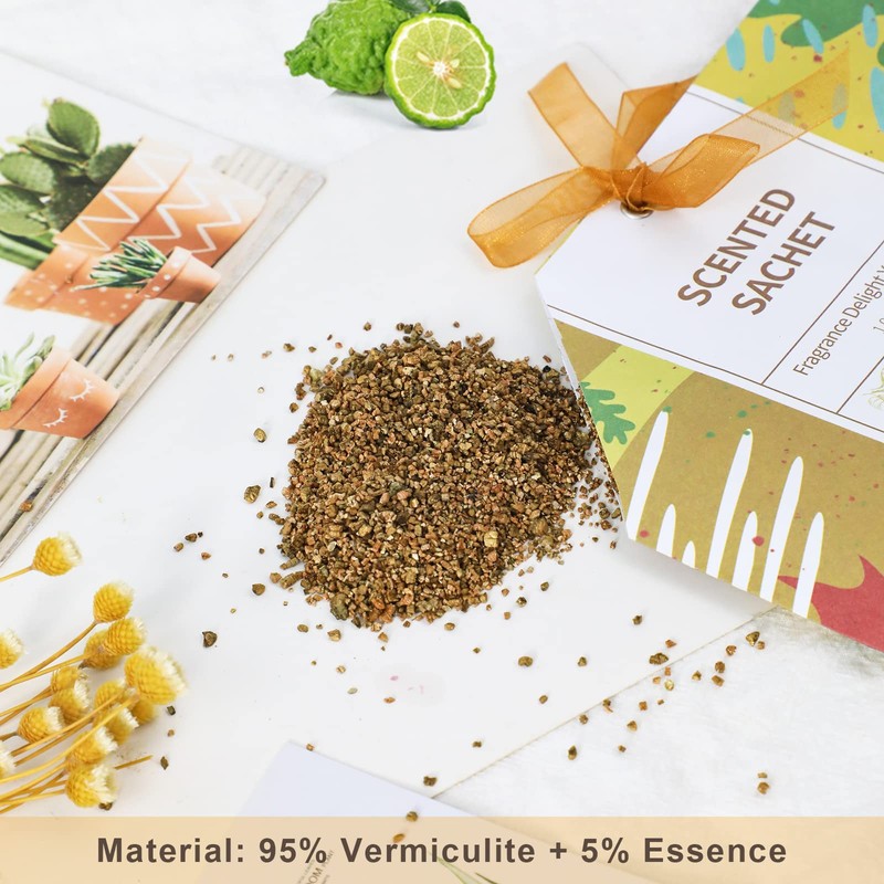 SCENTORINI Scented Sachet, Fragrance Sachets Bags for Wardrobe Drawers Closets,
