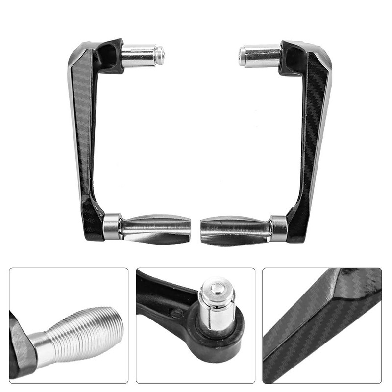 Motorcycle Lever Guards bar Ends Protectors, 7/8 inch Universal Aluminum