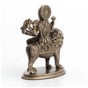 Veronese Design 3 3/4" Hindu Goddess Durga Riding on Lion