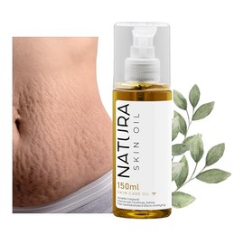 Aceite Corporal Anti Estrías y Cicatrices Skin Care Reafirmante, No es Grasoso, Hidrata y Nutre Profundamente -Natura Skin Oil 150ml