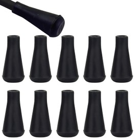 10 Pezzi Punta di Ricambio in Gomma Morbida,8 mm Freccia smussata,tiro con L'Arco Punte di Punta,Punte di Freccia di Sicurezza,Morbida e Flessibile,per Il Gioco di tiro con L'Arco,Nero