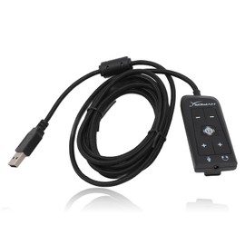 USB Sound Card USB to 3.5mm Jack Audio Adapter, Virtual 7.1 Surround Sound, USB Adapter for HyperX Cloud II, for , for Series X S, for ,