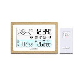 La Crosse Technology WS6282 Weather Station with Wooden Contour