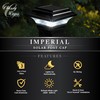 Classy Caps Imperial Solar Post Cap - Black SLO82B –
