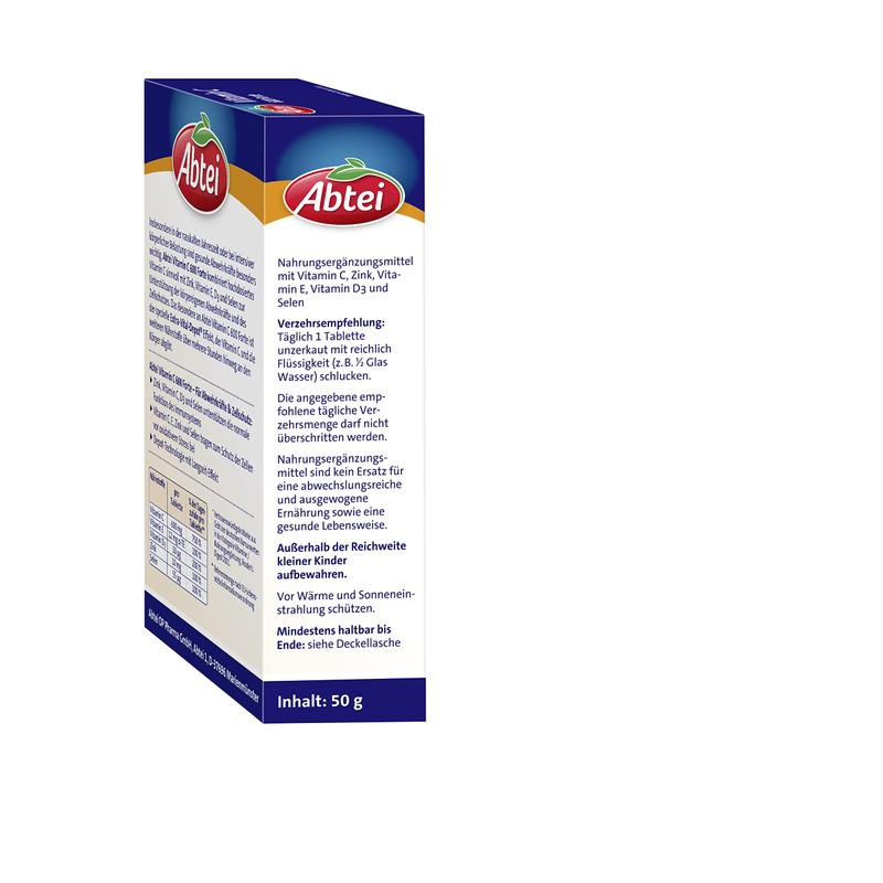 Abtei Vitamin C 600 Forte - High Dose Dietary Supplement