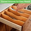 Greenual Silverware Organizer 10 In Utensil Organizer Silverware Tray for