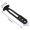 VGOL 2PCS 3 Holes T Shaped Rubber Buckle Rubber Retaining